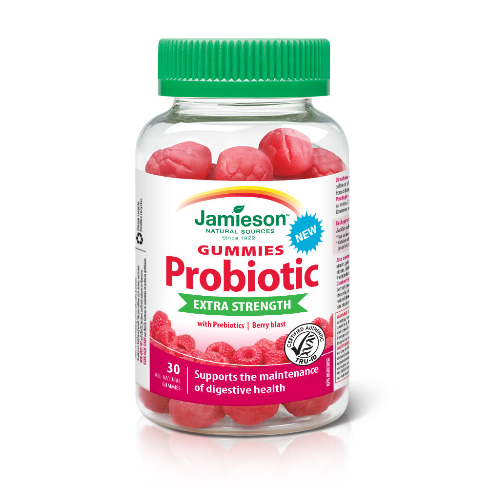 Extra Strength Probiotic Gummies with Prebiotics