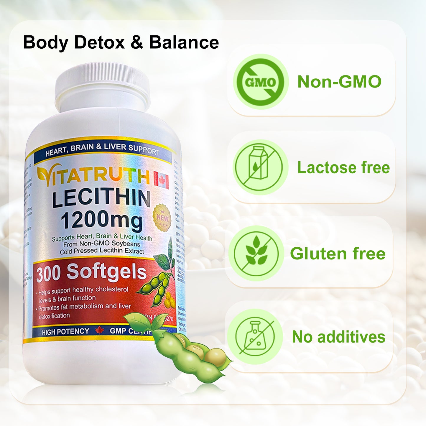 Vitatruth Lecithin 300 Softgels