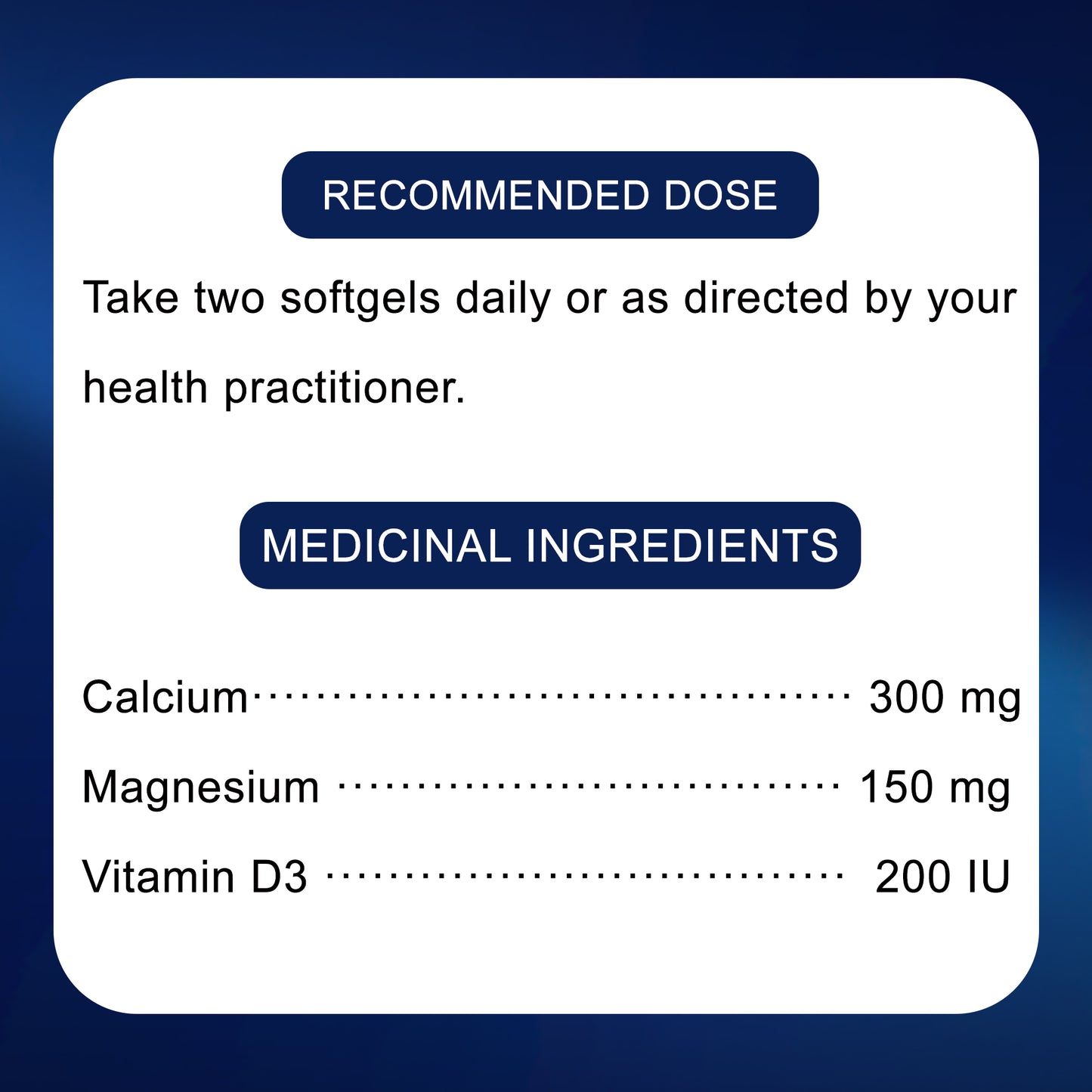 Vitatruth Liquid Calcium Carbonate 1000mg | Plus Magnesium & D3 for Bone & Joint Support | Made in Canada | 200 Softgels