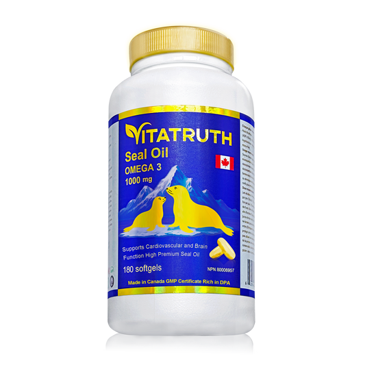 Vitatruth Omega 3 Harp Seal Oil 1000 mg 180 Softgels
