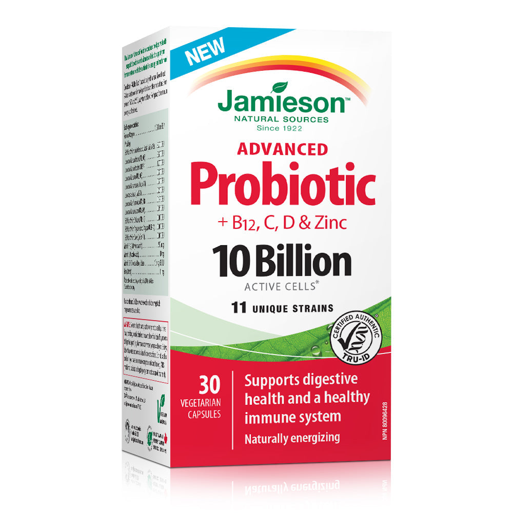 Advanced Probiotic Plus B12, C, D & Zinc