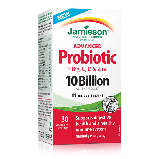 Advanced Probiotic Plus B12, C, D & Zinc