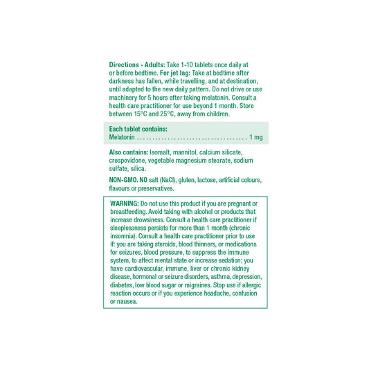 Melatonin Fast Dissolving 10 mg