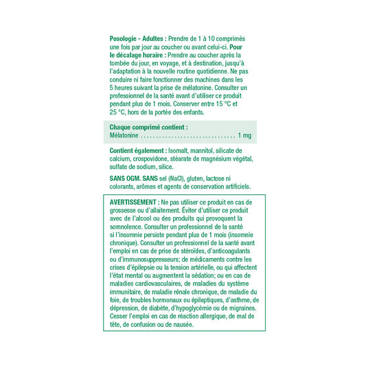 Melatonin Fast Dissolving 5 mg