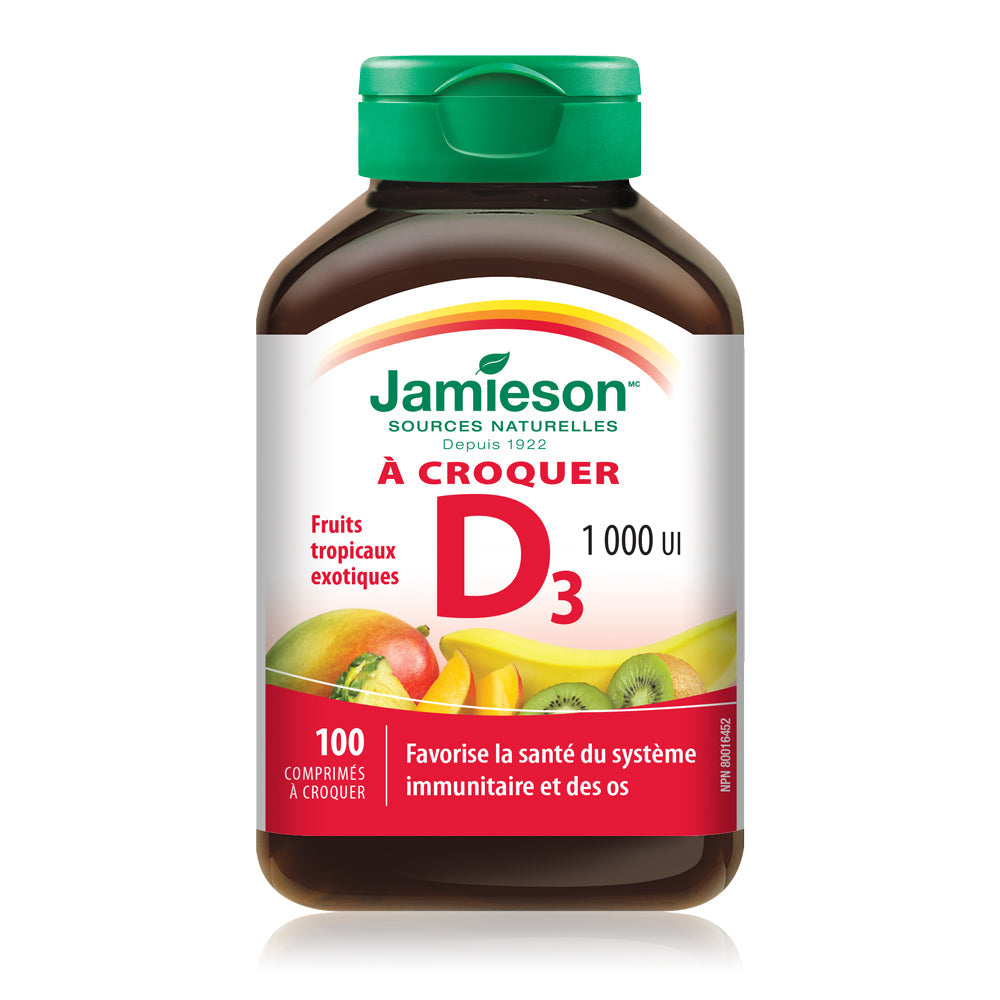 Vitamin D3 Chewables Rich Natural Chocolate Flavour