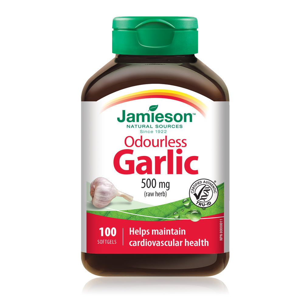 Odourless Garlic Large Size (300 Softgels)